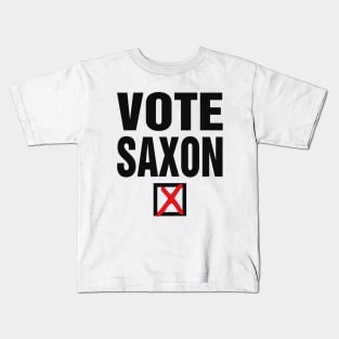 VOTE SAXON Kids T-Shirt